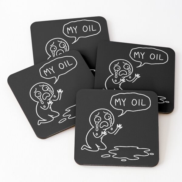 Item preview, MY OIL Crying Over Leak Funny JDM Meme Doodle designed and sold by MUGEN WORKS.