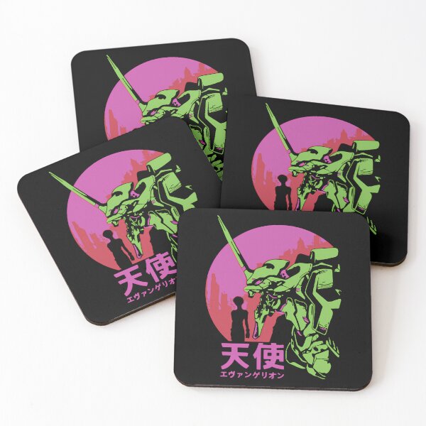Item preview, Green Mecha Head Beside Person Silhouette Against Red Sun designed and sold by MaxineHoppe.