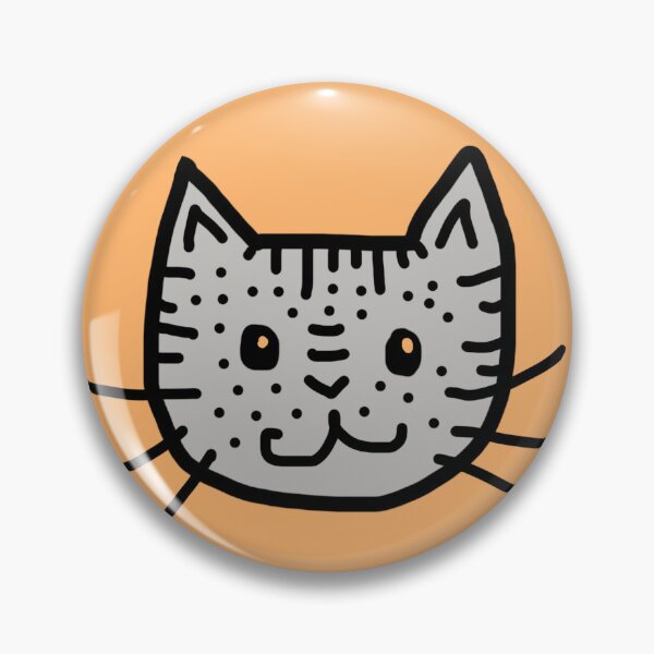 Item preview, Cute Grey Kitty Face designed and sold by Julia Marshall Felix.