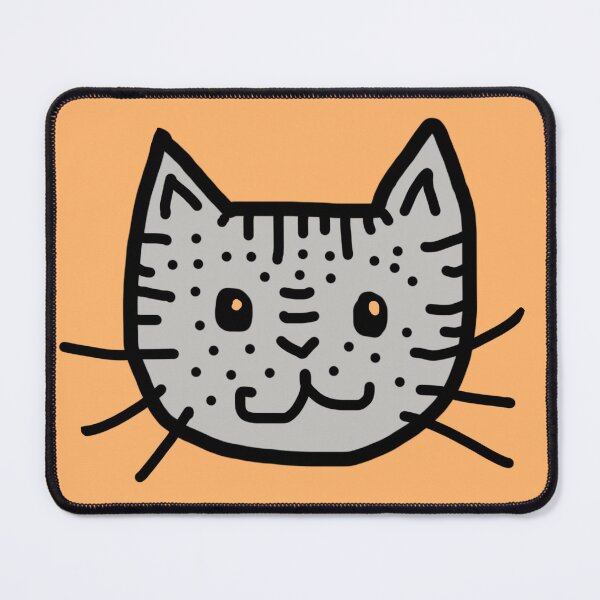 Item preview, Cute Grey Kitty Face designed and sold by Julia Marshall Felix.