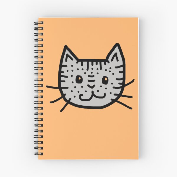 Item preview, Cute Grey Kitty Face designed and sold by Julia Marshall Felix.