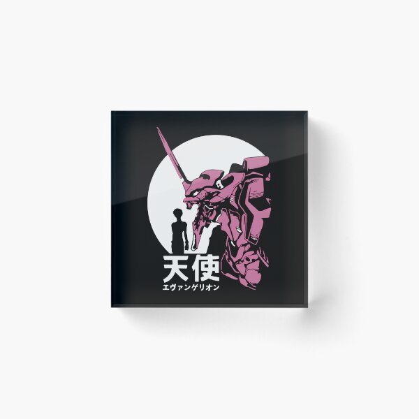 Item preview, Pink Mecha Head Beside Person Silhouette In Front Of Circle designed and sold by MaxineHoppe.