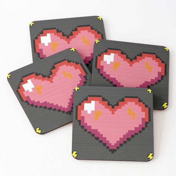 Item preview, Retro 8-bit Heart Pixel Art - Arcade Game designed and sold by DIUMERI.