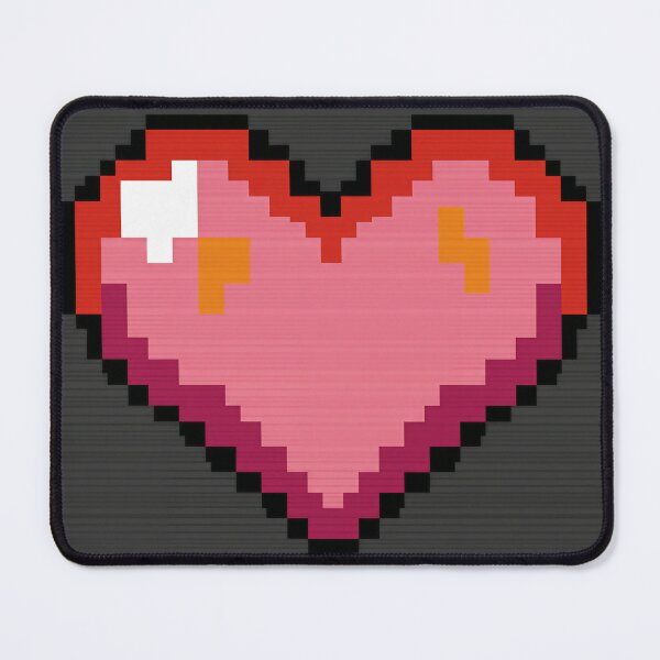 Item preview, Retro 8-bit Heart Pixel Art - Arcade Game designed and sold by DIUMERI.
