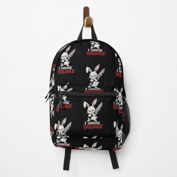 Item preview, I Choose Violence Rabbit  designed and sold by TheEndDesign.