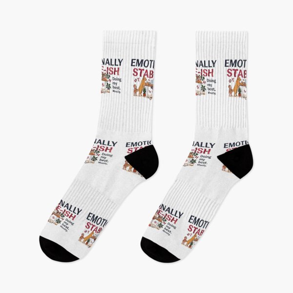 Item preview, Emotionally Stable-ish, Funny Mom Life, Relatable Working Mom, Cozy Home Office, Sarcastic Mental Health Gift designed and sold by justyna-s28.