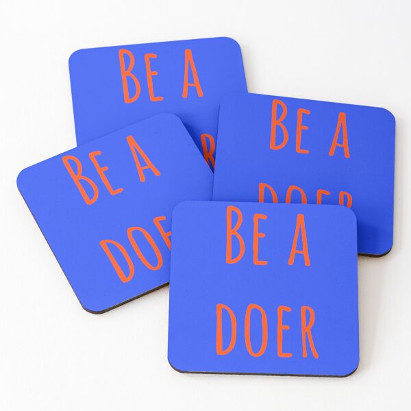Item preview, Be A Doer Motivational Typography Graphic Art designed and sold by Creations by lyne.
