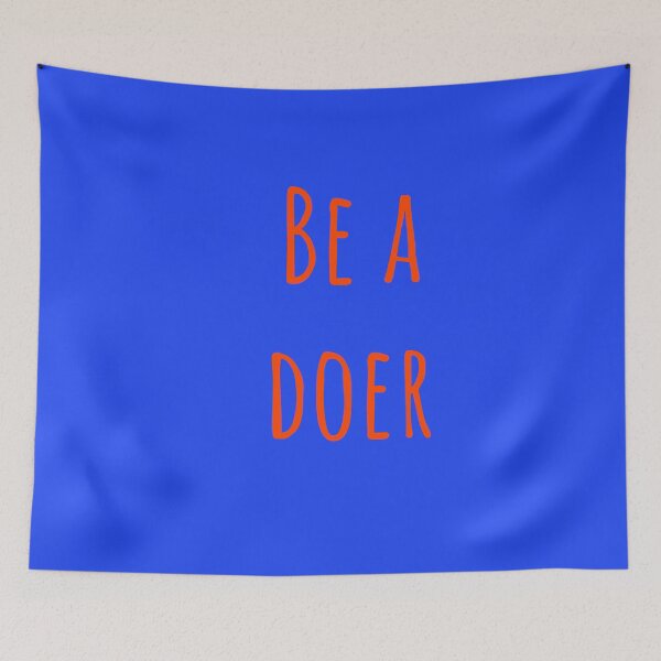 Item preview, Be A Doer Motivational Typography Graphic Art designed and sold by Creations by lyne.
