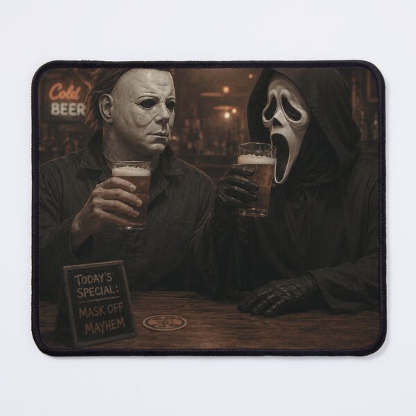 Item preview, Halloween Tshirts Michael Myers Ghost Face Drinking Beers Together designed and sold by Hydlaaksmndriss.