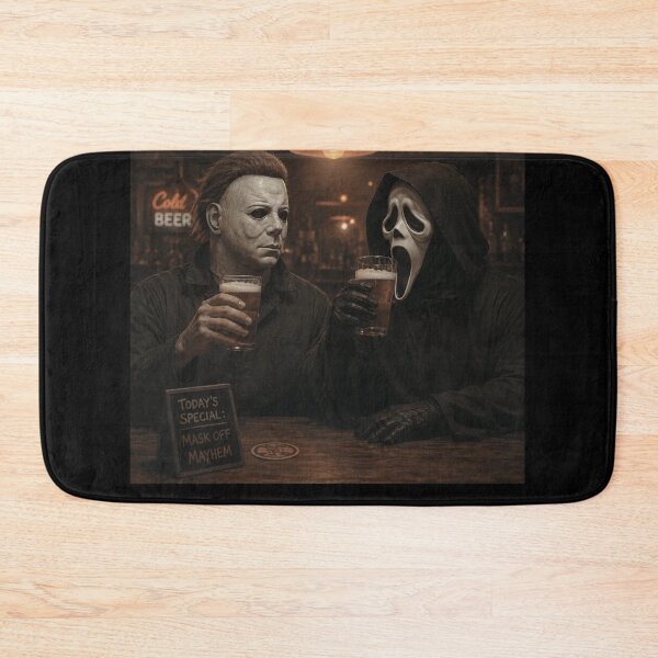 Item preview, Halloween Tshirts Michael Myers Ghost Face Drinking Beers Together designed and sold by Hydlaaksmndriss.