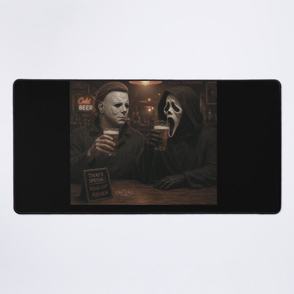 Item preview, Halloween Tshirts Michael Myers Ghost Face Drinking Beers Together designed and sold by Hydlaaksmndriss.