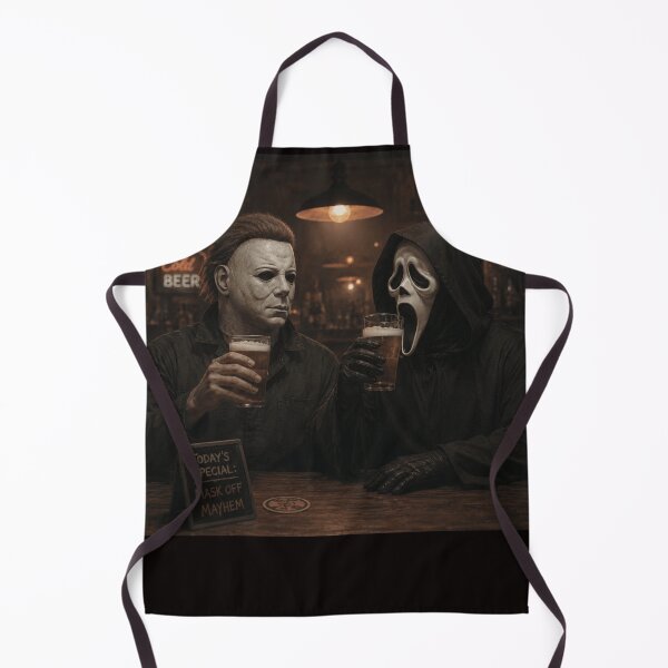 Item preview, Halloween Tshirts Michael Myers Ghost Face Drinking Beers Together designed and sold by Hydlaaksmndriss.