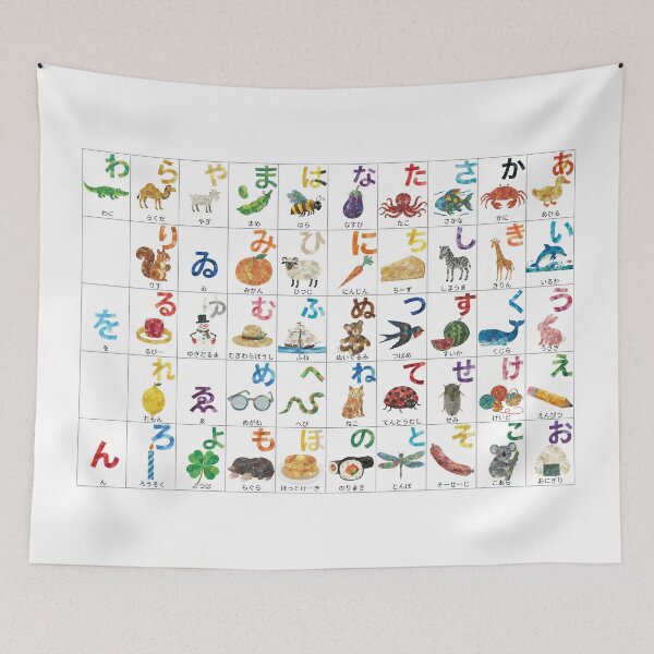 Item preview, Japanese Alphabet Chart designed and sold by KENOBI-96.