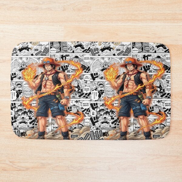 Item preview, One Piece Portgas D. Ace Fire Fist Wallpaper Aesthetic Anime Artwork designed and sold by Matt_Smith.
