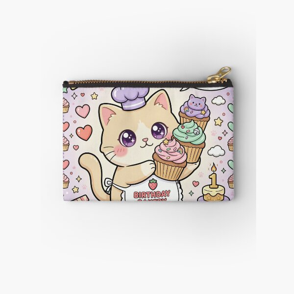 Item preview, Birthday Bakery Cat Pastel Kawaii designed and sold by DIUMERI.