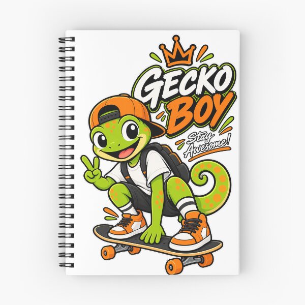 Item preview, Gecko Boy Stay Awesome Cute Character designed and sold by ismai6.