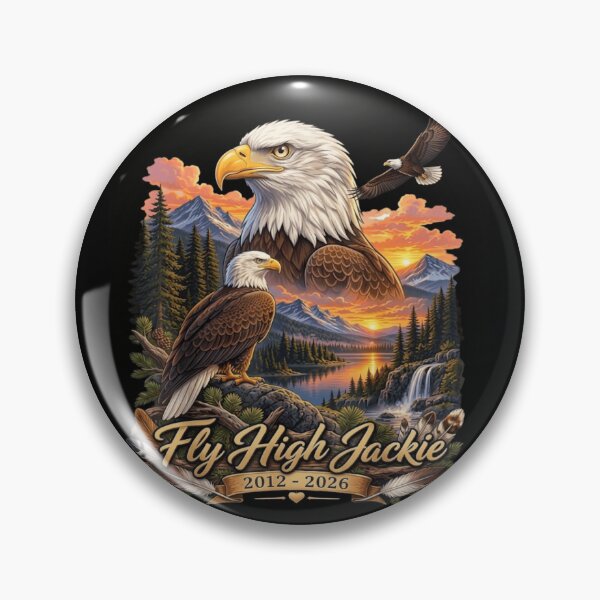 Item preview, Fly High Jackie 2012-2026 Big Bear Lake Bald Eagle Memorial designed and sold by haitrieuic96.