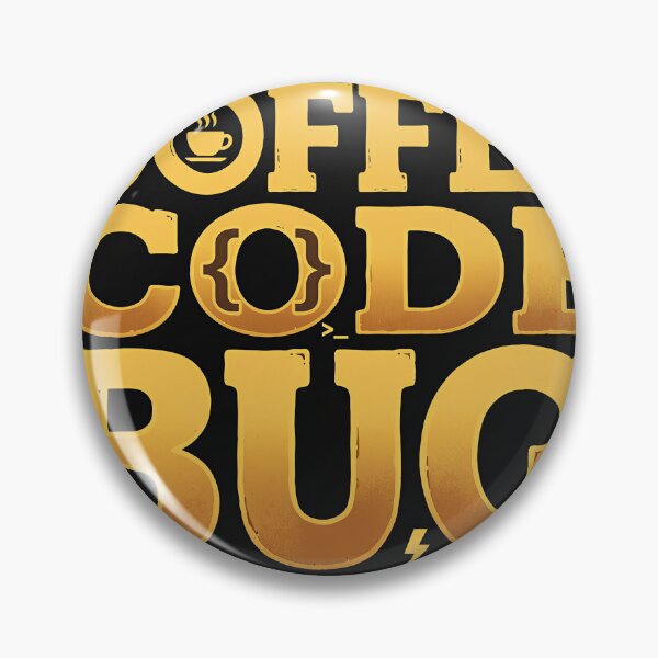 Item preview, Coffee Code Bug Bold Typography Tee designed and sold by DIUMERI.