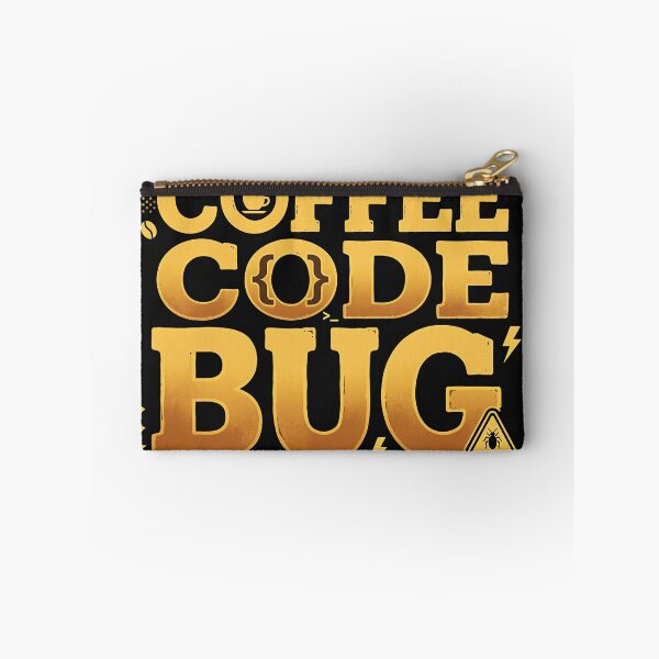 Item preview, Coffee Code Bug Bold Typography Tee designed and sold by DIUMERI.
