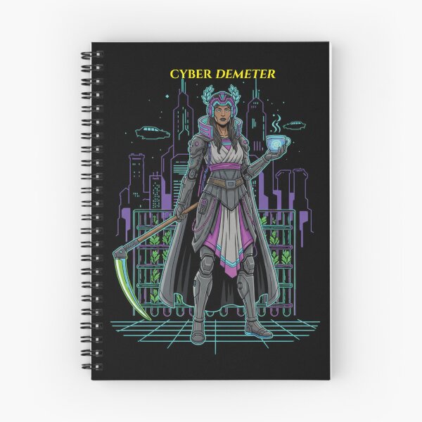Item preview, Cyber Demeter - Neon Harvest Goddess | Futuristic Green Tech designed and sold by codex antique.