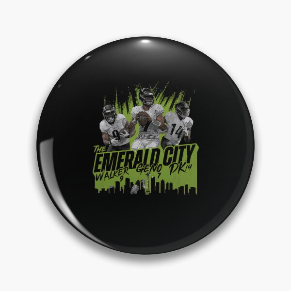 Item preview, Football Players Green City Skyline designed and sold by OctaviaBauch.