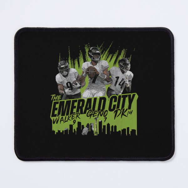 Item preview, Football Players Green City Skyline designed and sold by OctaviaBauch.