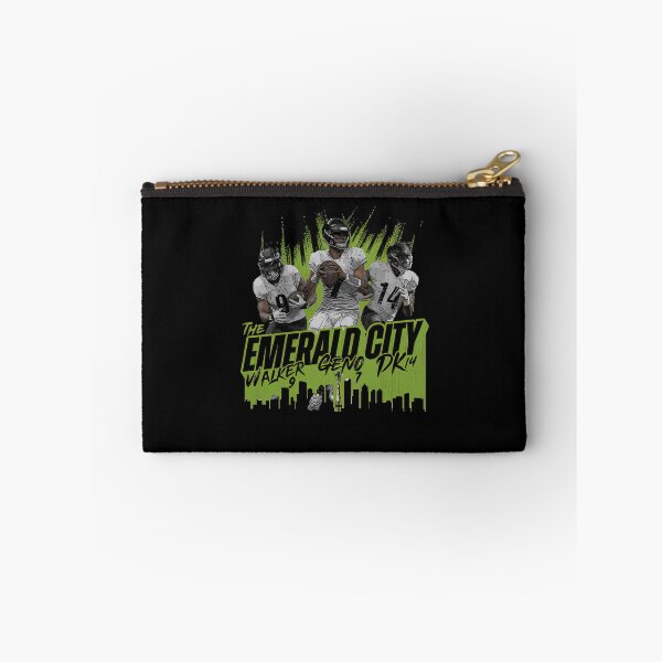 Item preview, Football Players Green City Skyline designed and sold by OctaviaBauch.