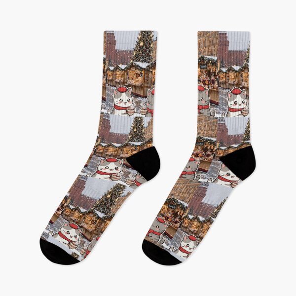 Item preview, Junior and Freda at Moscow Christmas Market Red Square - Winter Cats  designed and sold by MAISON SYLVIE.