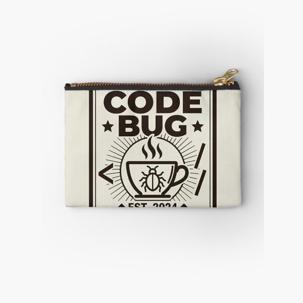 Item preview, Coffee Code Bug Bold Typography Print designed and sold by DIUMERI.