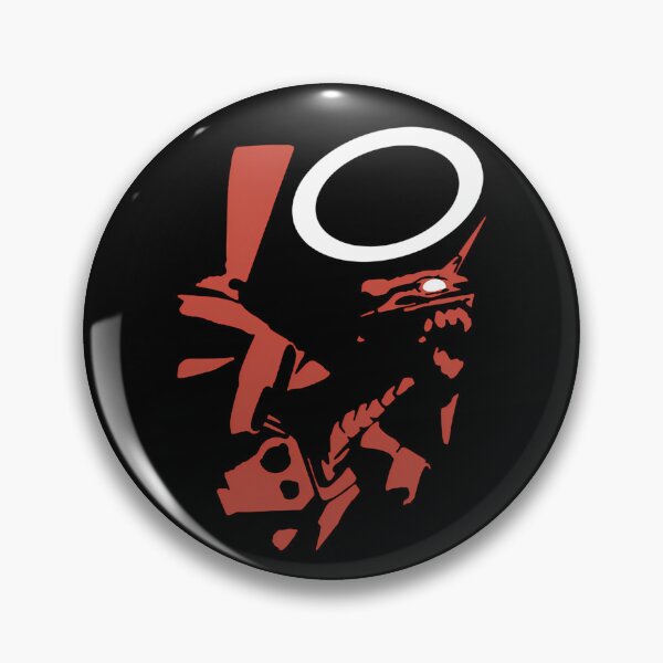 Item preview, Roaring Red Mecha Head With Glowing Ring Halo designed and sold by GerardoJerde.