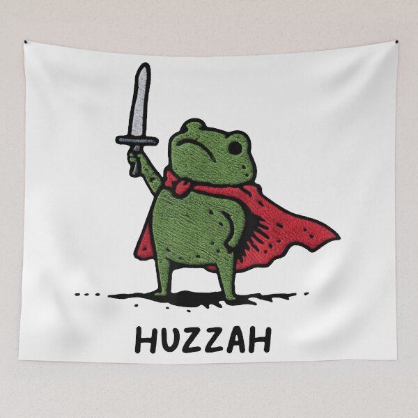 Item preview, Huzzah Frog designed and sold by lisatibbs.