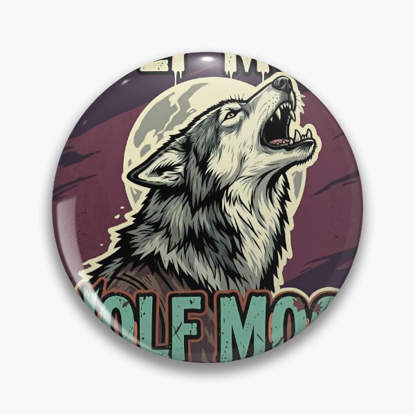Item preview, Wolf Moon Howling Grunge Streetwear Design designed and sold by DIUMERI.