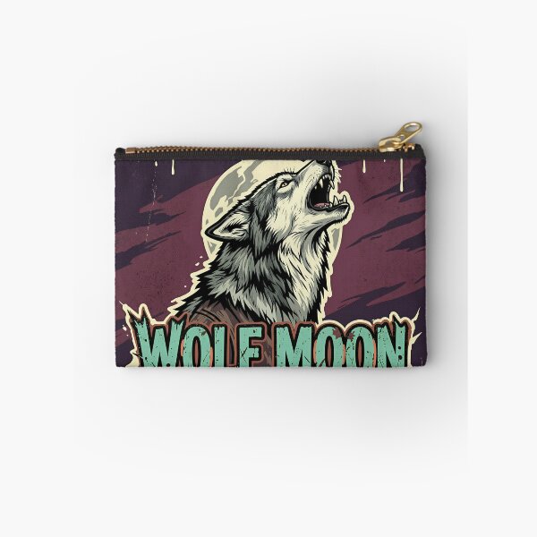Item preview, Wolf Moon Howling Grunge Streetwear Design designed and sold by DIUMERI.