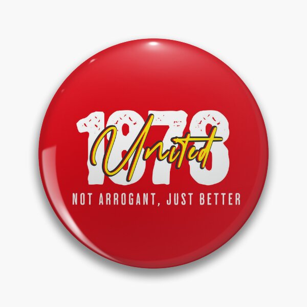 Item preview, United Not Arrogant soccer retro vintage designed and sold by Red-since-1892.