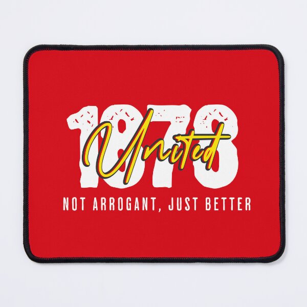 Item preview, United Not Arrogant soccer retro vintage designed and sold by Red-since-1892.