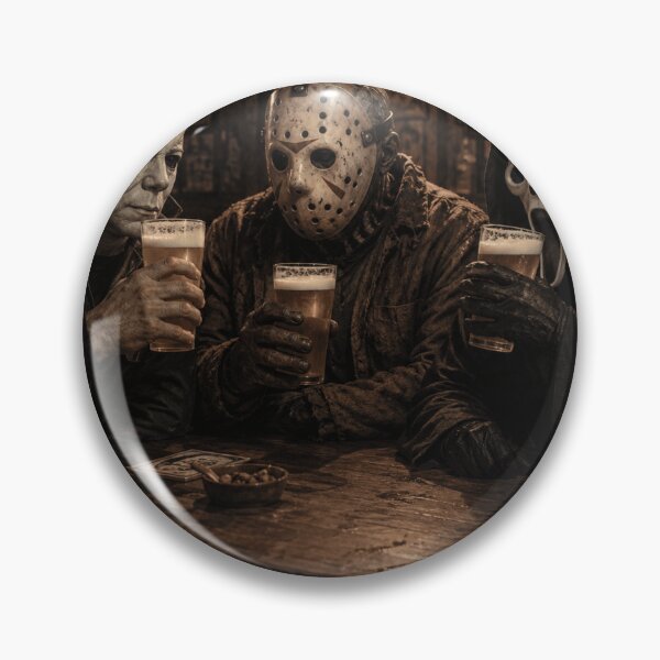 Item preview, Halloween Tshirts Michael Myers Jason Voorhees Ghost Face Chilling With Beers Together designed and sold by Hydlaaksmndriss.