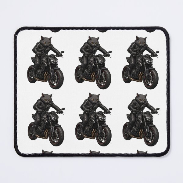 Item preview, Angry Cat Streetfighter Motorcycle Rider designed and sold by TVEX19.