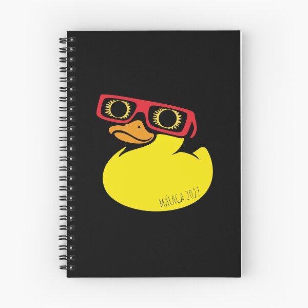 Item preview, Eclipse in Malaga, Spain 2027 - Duck with Glasses to View the Solar Eclipse in Malaga designed and sold by charlypicazo.