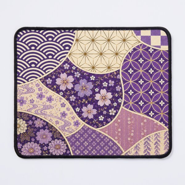 Item preview, Purple Harmony | Japanese Patchwork Pattern designed and sold by lbl-shop.