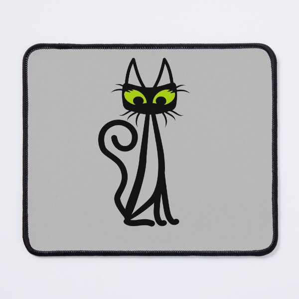 Item preview, Cat with green eyes designed and sold by ReflectedCrafts.