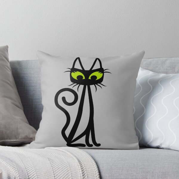Item preview, Cat with green eyes designed and sold by ReflectedCrafts.