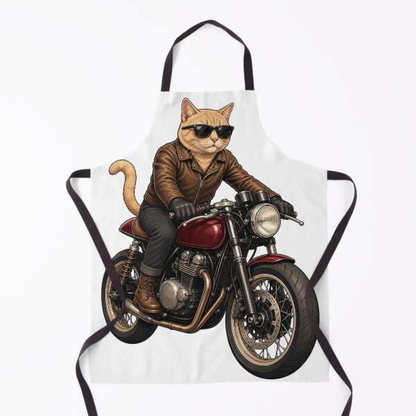 Item preview, Cool Cat Cafe Racer Rider designed and sold by TVEX19.