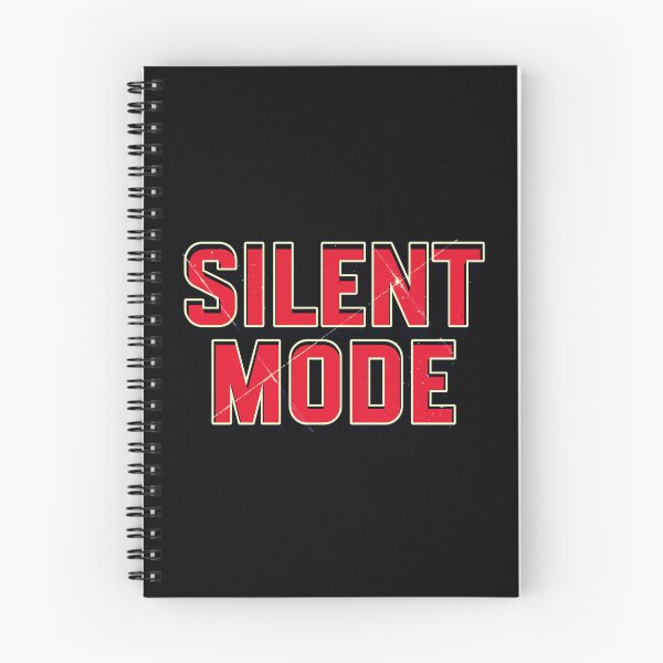 Item preview, Silent Mode Introvert Social Battery Typography designed and sold by RDproject.