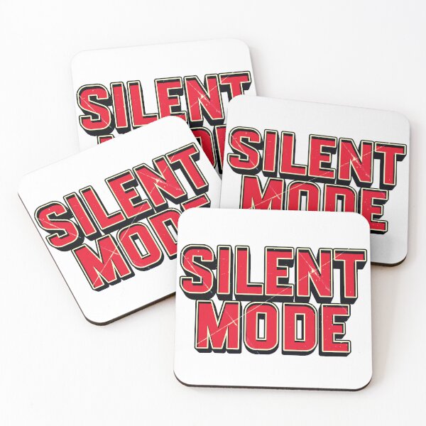 Item preview, Silent Mode Introvert Social Battery Typography designed and sold by RDproject.