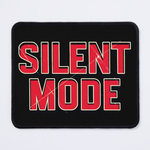 Item preview, Silent Mode Introvert Social Battery Typography designed and sold by RDproject.
