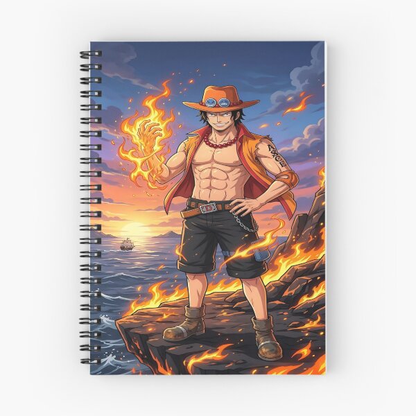 Item preview, One Piece Portgas D. Ace Fire Fist Wallpaper Aesthetic Anime Artwork designed and sold by Matt_Smith.