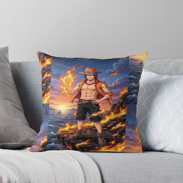 Item preview, One Piece Portgas D. Ace Fire Fist Wallpaper Aesthetic Anime Artwork designed and sold by Matt_Smith.