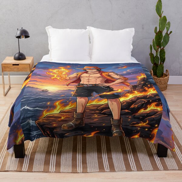Item preview, One Piece Portgas D. Ace Fire Fist Wallpaper Aesthetic Anime Artwork designed and sold by Matt_Smith.