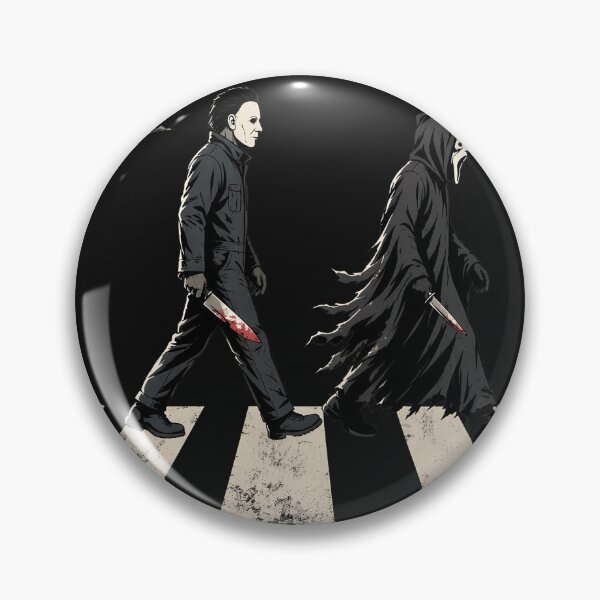 Item preview, Halloween Tshirts Michael Myers Ghost Face Slasher Movie Characters Abbey Road designed and sold by Hydlaaksmndriss.