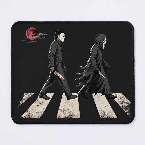 Item preview, Halloween Tshirts Michael Myers Ghost Face Slasher Movie Characters Abbey Road designed and sold by Hydlaaksmndriss.